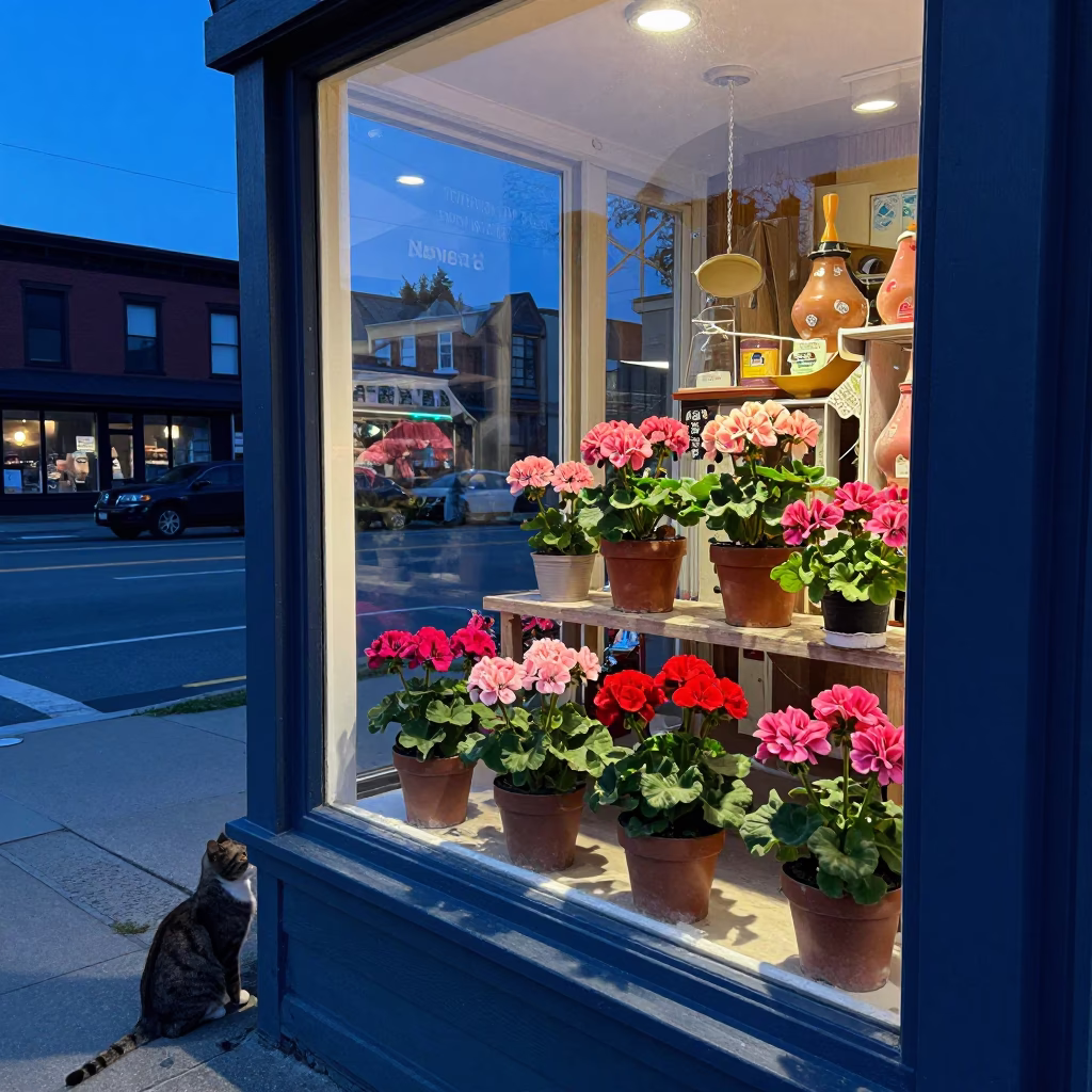 Window Display in Halifax in in Halifax, Nova Scotia, Canada