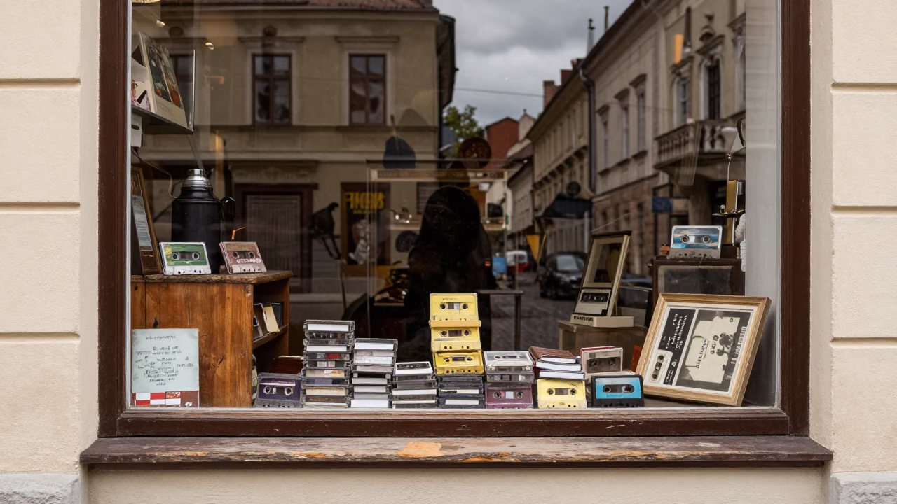 Window Display in Krakow in in Krakow, Poland
