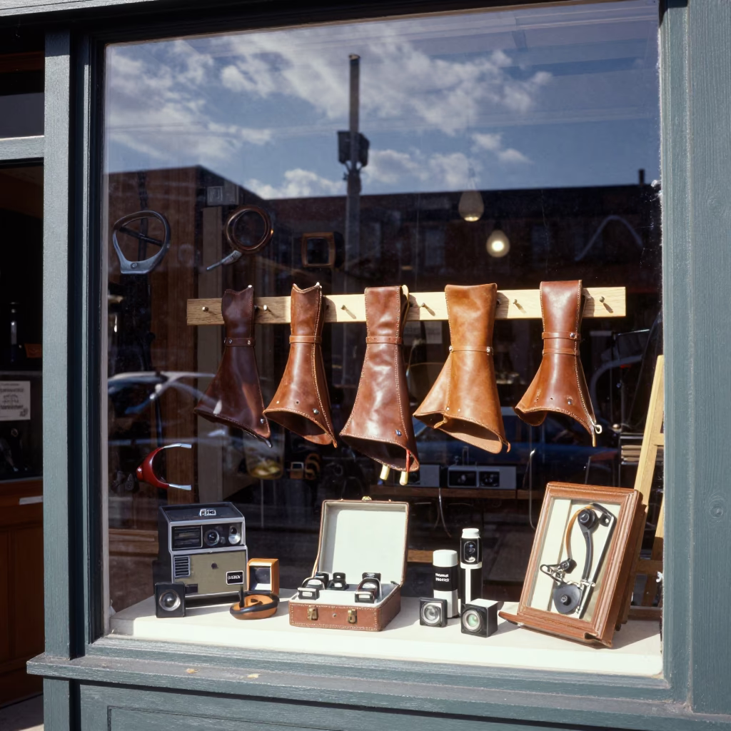 Window Display in Nashville at The Flat Glare Of Noon Light in in Nashville, Tennessee, United States