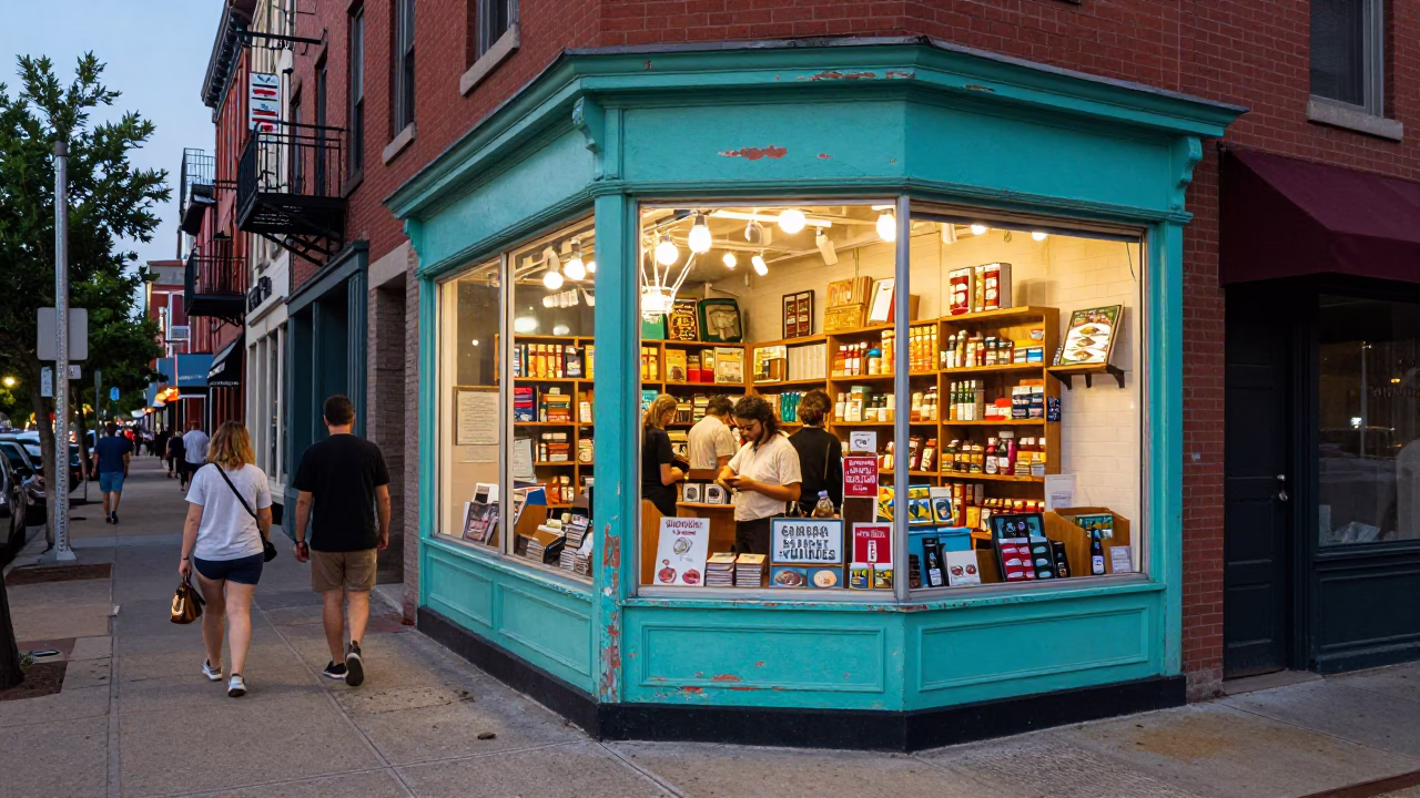 Window Display in Philadelphia in in Philadelphia, Pennsylvania, United States