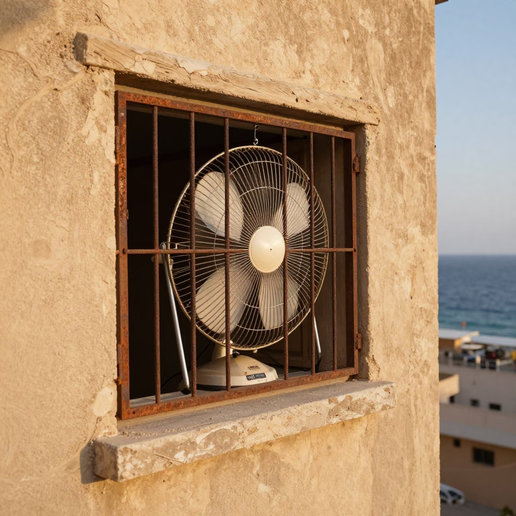 Window Fan in Alexandria in in Alexandria, Egypt