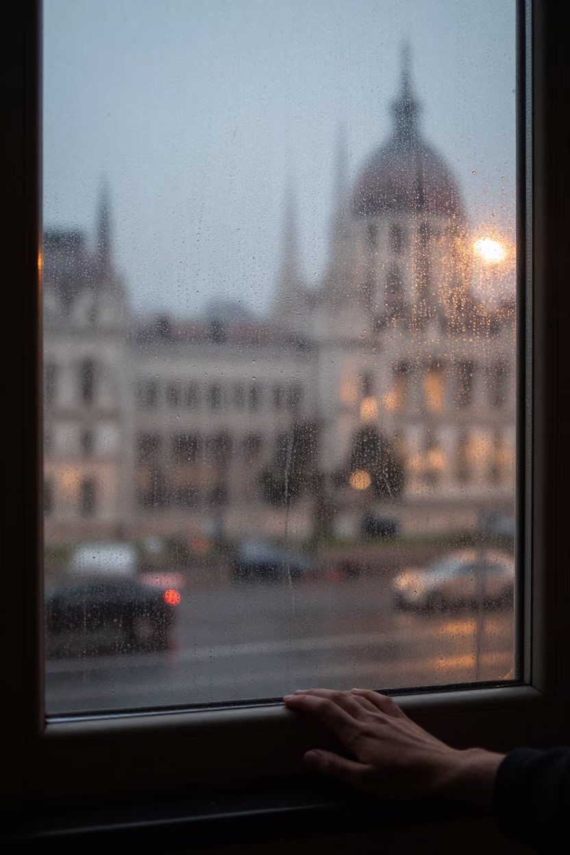 Window Glass in Budapest in in Budapest, Hungary