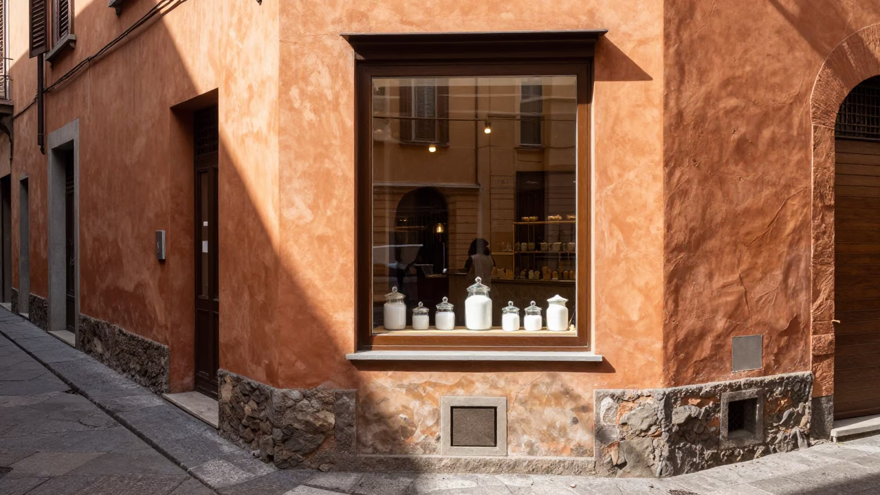 Window Interaction in Bologna in in Bologna, Italy