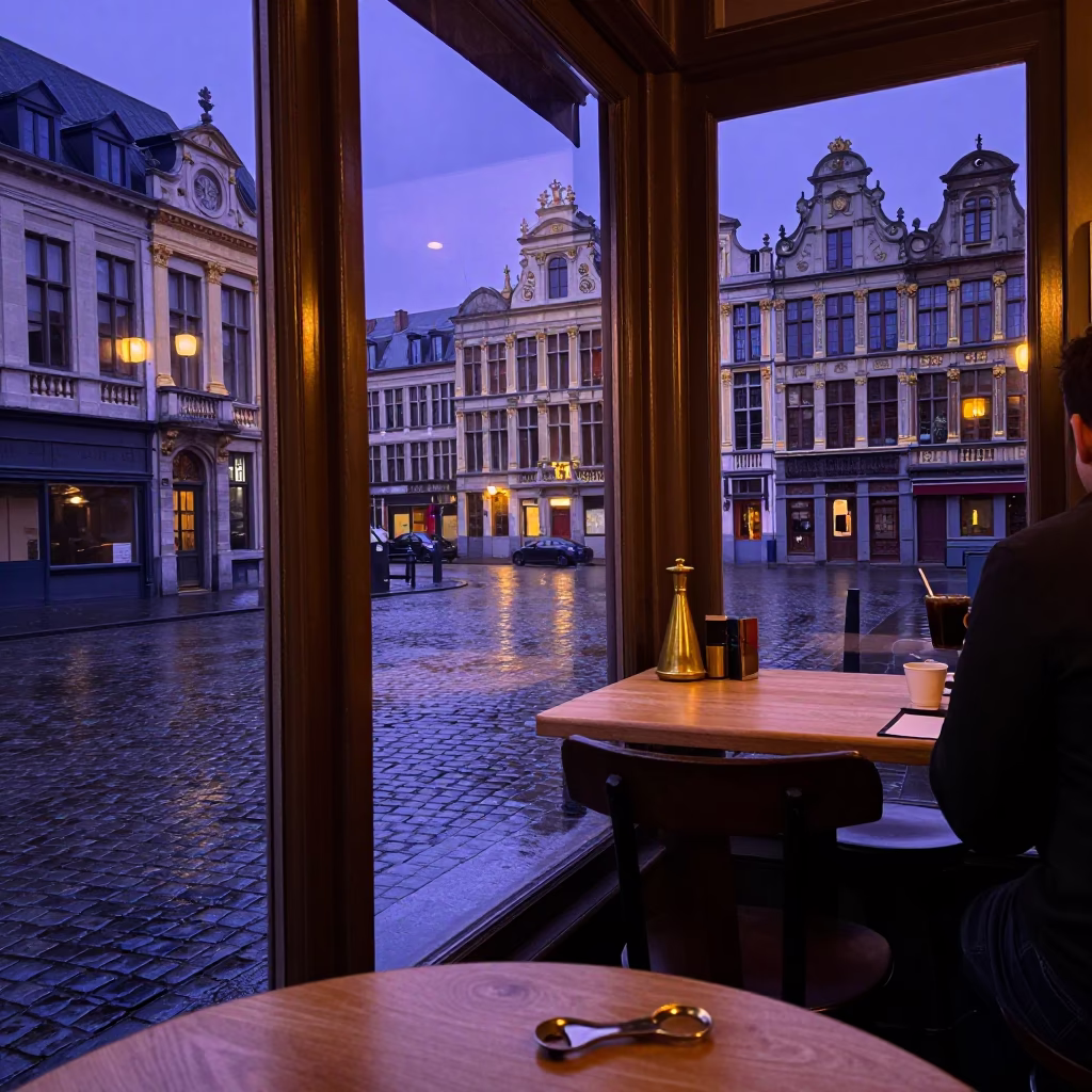 Window Interaction in Brussels in in Brussels, Belgium