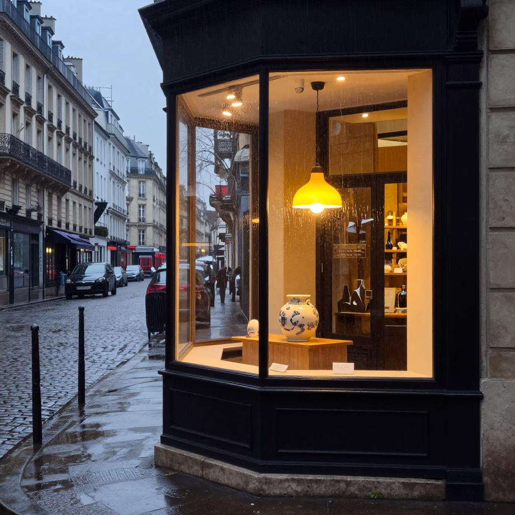 Window Interaction in Paris in in Paris, France