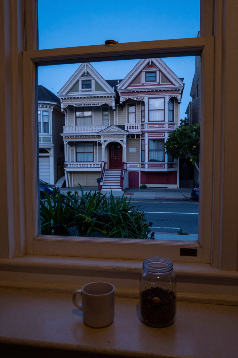 Window Interior in San Francisco in in San Francisco, California, United States