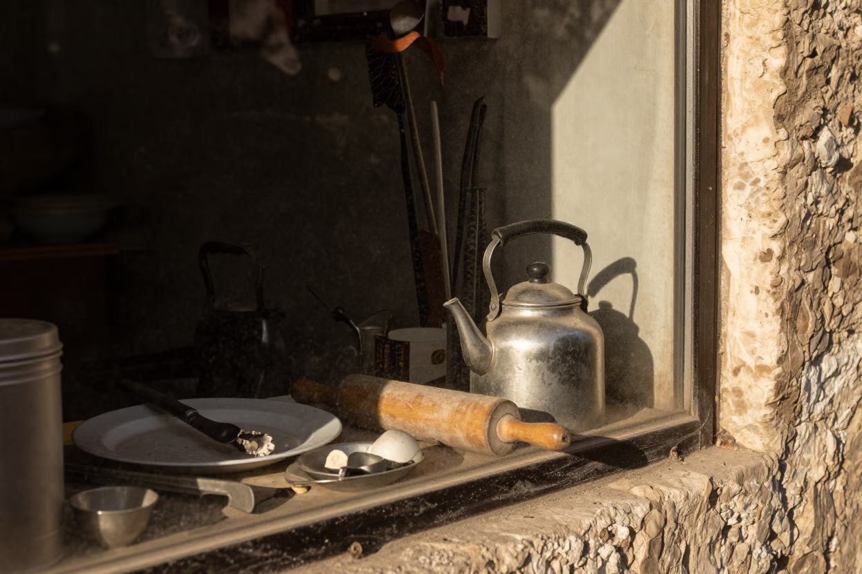 Window Ledge in Amman in in Amman, Jordan