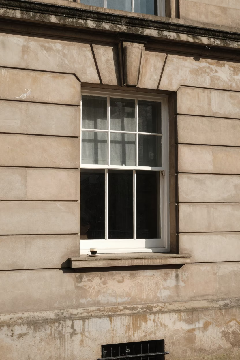 Window Ledge in Liverpool in in Liverpool, United Kingdom