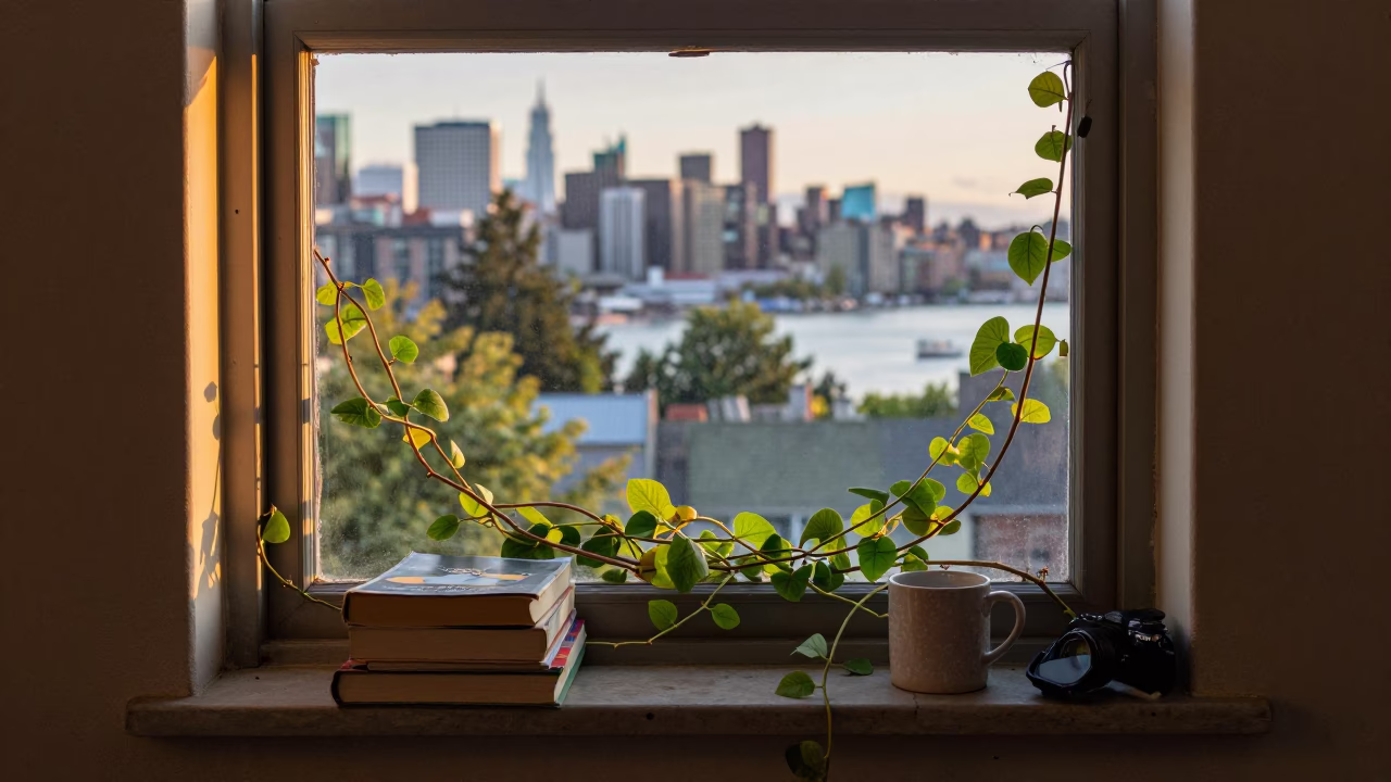Window Ledge in Seattle in in Seattle, Washington, United States