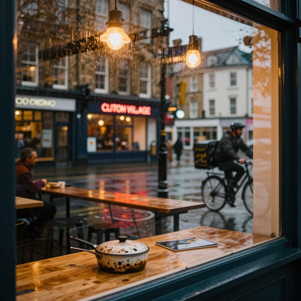 Window Reflection in Bristol in in Bristol, United Kingdom