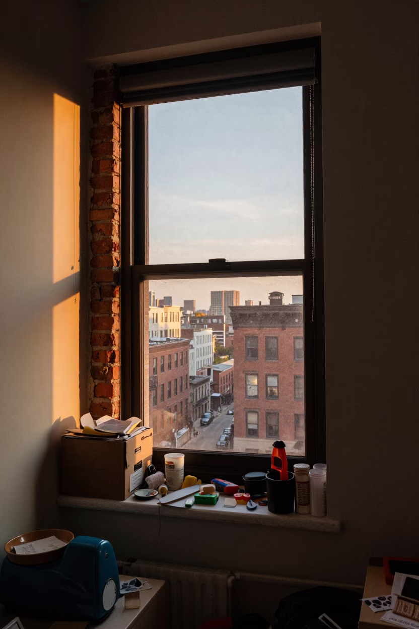 Window Sill in Chicago in in Chicago, Illinois, United States