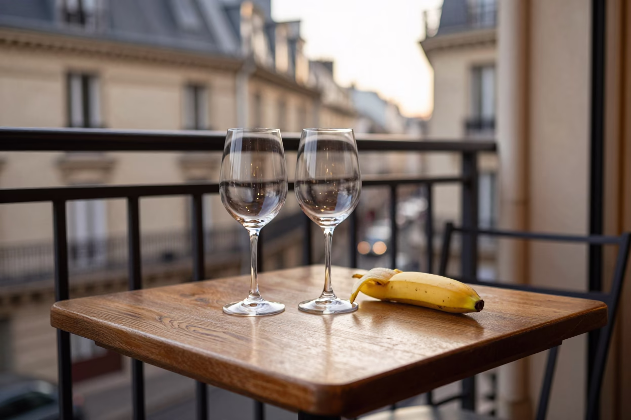 Wine Glasses in Paris in in Paris, France