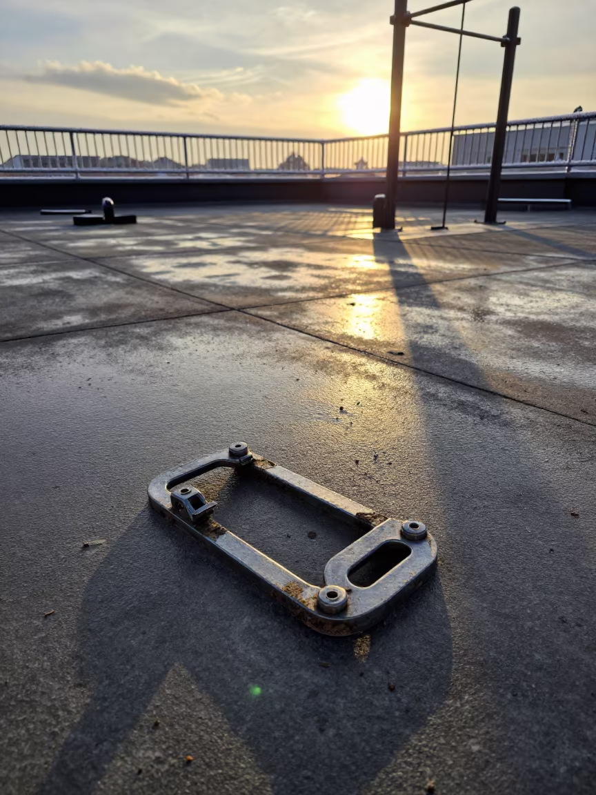 Winter Cycle Cleat Washer Tray in Lodz Gym in inside a strength room in Lodz