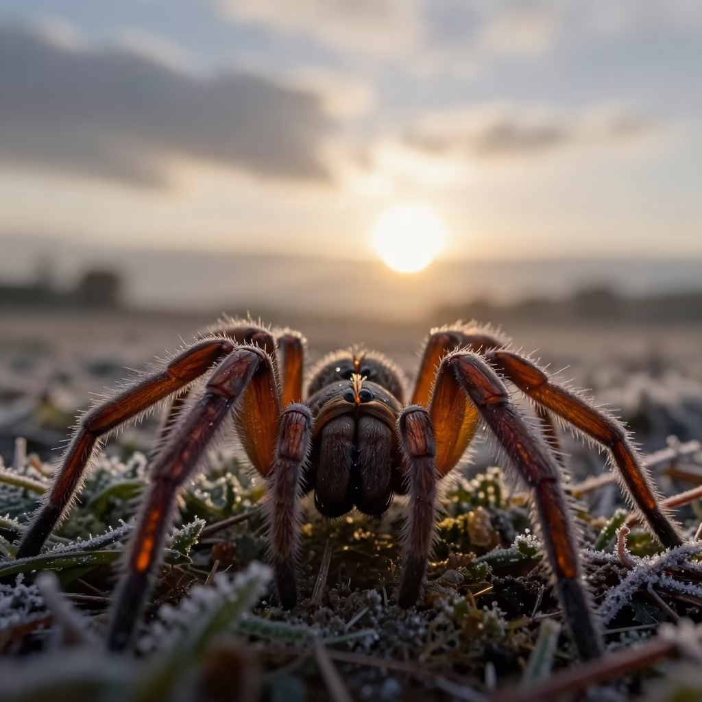 Winter Dawn Fangs of the Spider Near Lecce in near Lecce