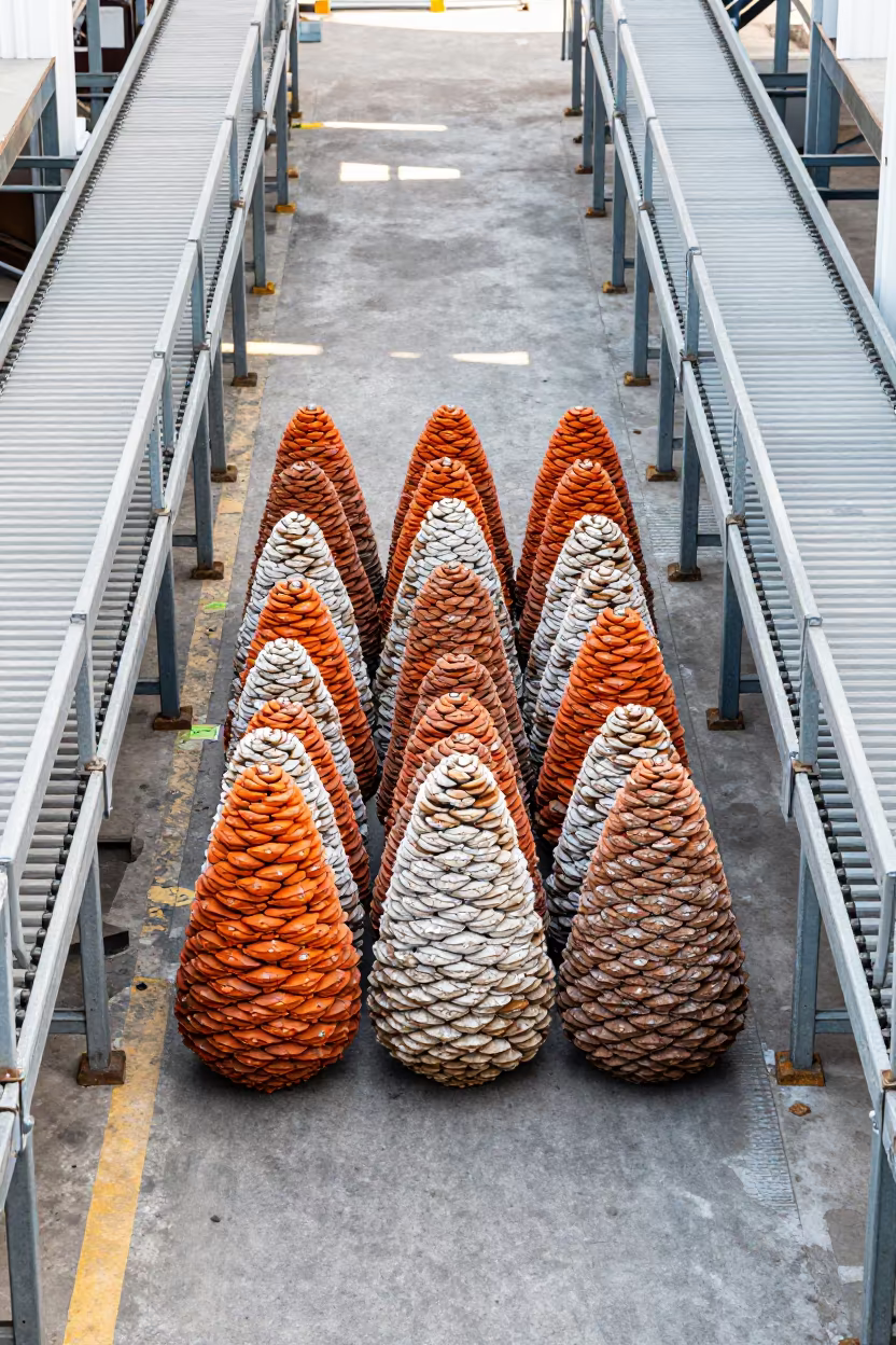 Winter Dock Cone Nest Busan Warehouse in inside a warehouse aisle in Busan