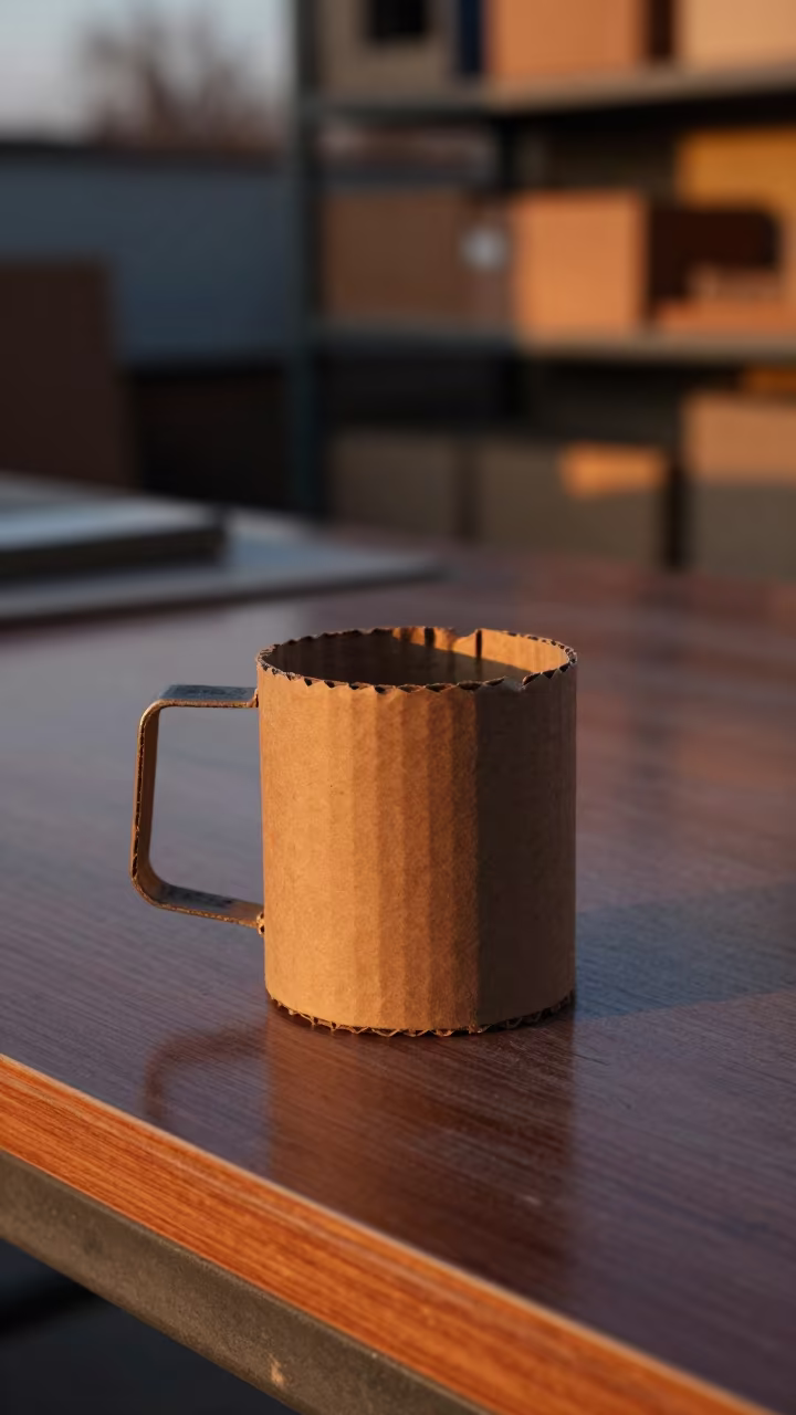 Winter Drill Bit Return Cup in Beijing Stockroom in inside a stockroom behind the sales floor in Houhai, Beijing