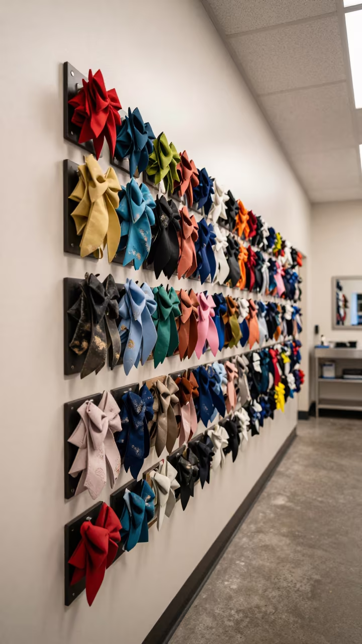 Winter Grooming Bow Organizer Kennel Corridor in in a boarding kennel corridor near Portland