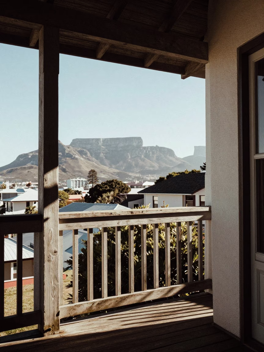 Winter in Cape Town at Noon Light in in Cape Town, South Africa