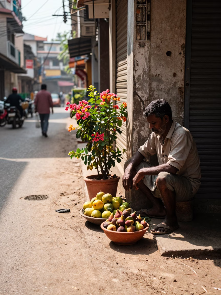 Winter Noon in Chennai at Noon Light in in Chennai, India