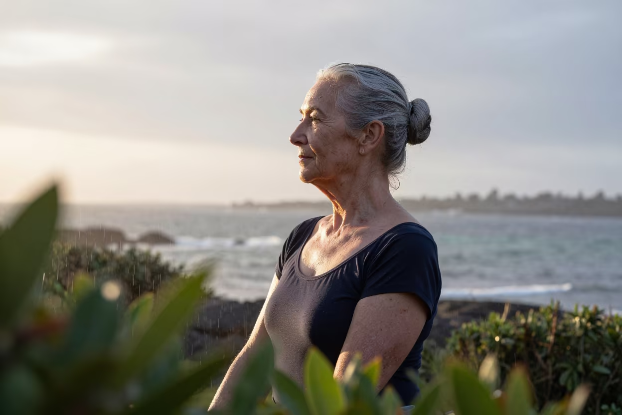 Winter Sunrise Portrait of Ballerina Near Fremantle in near Fremantle