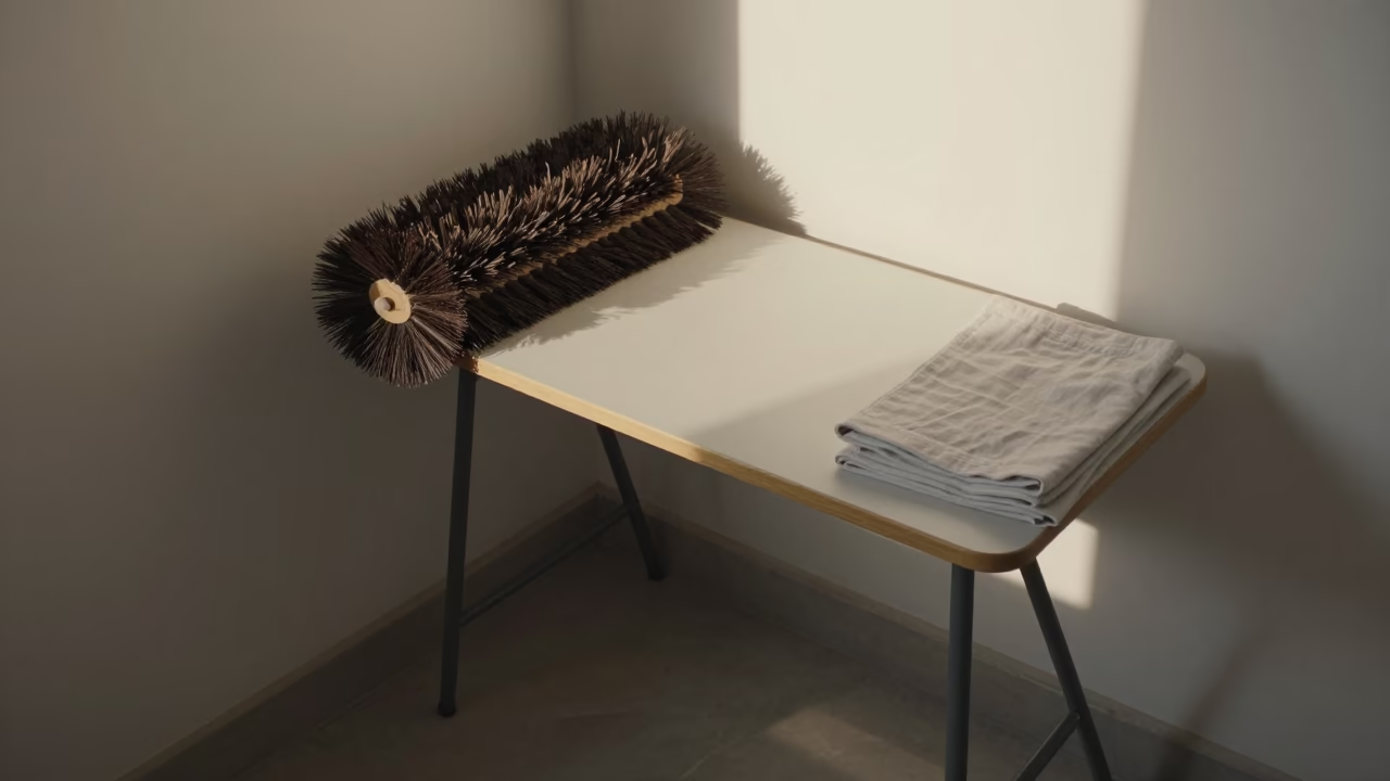 Winter Writing Desk Scrub Brush Palermo in on a writing desk in Palermo