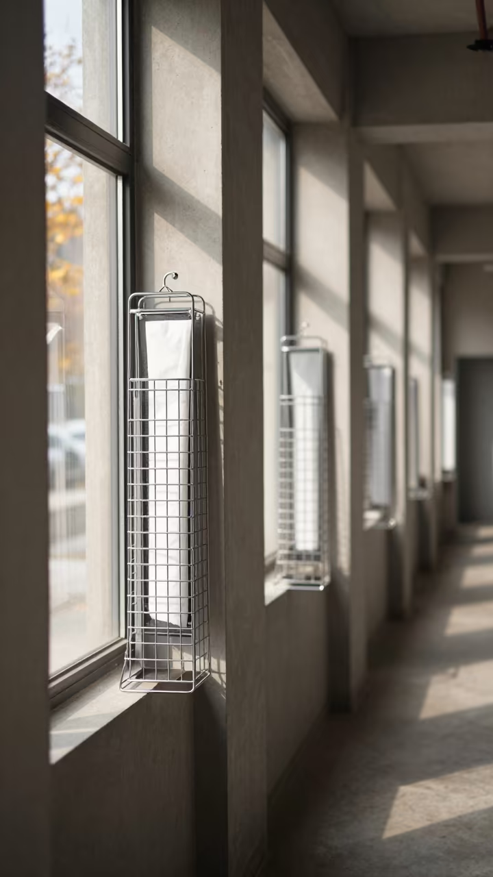 Wipe Caddy in Jinan Fitting Room Corridor in inside a fitting room corridor in Jinan