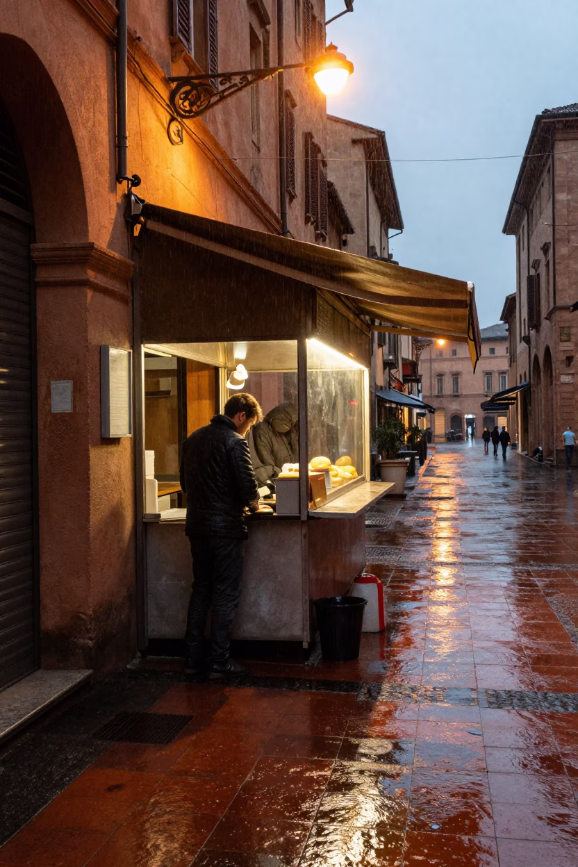 Wiping Counter in Bologna in in Bologna, Italy