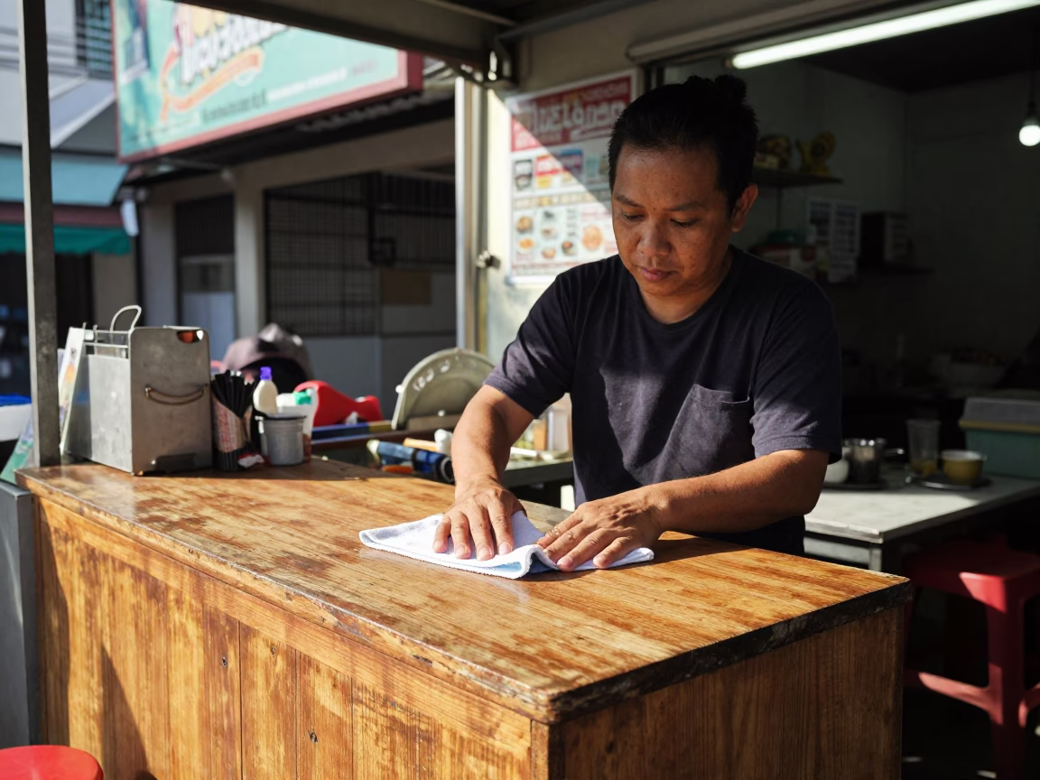 Wiping Counter in Kuala Lumpur in in Kuala Lumpur, Malaysia