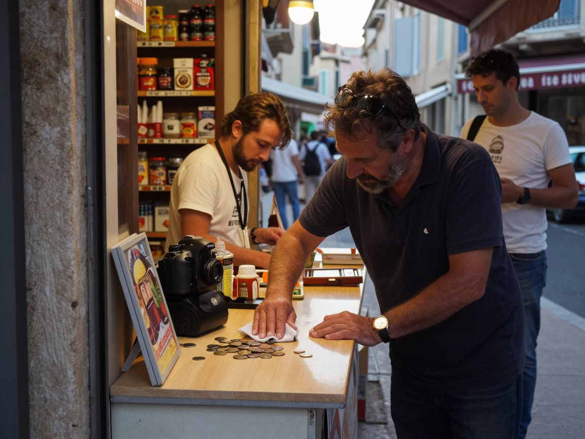 Wiping Counter in Marseille in in Marseille, France