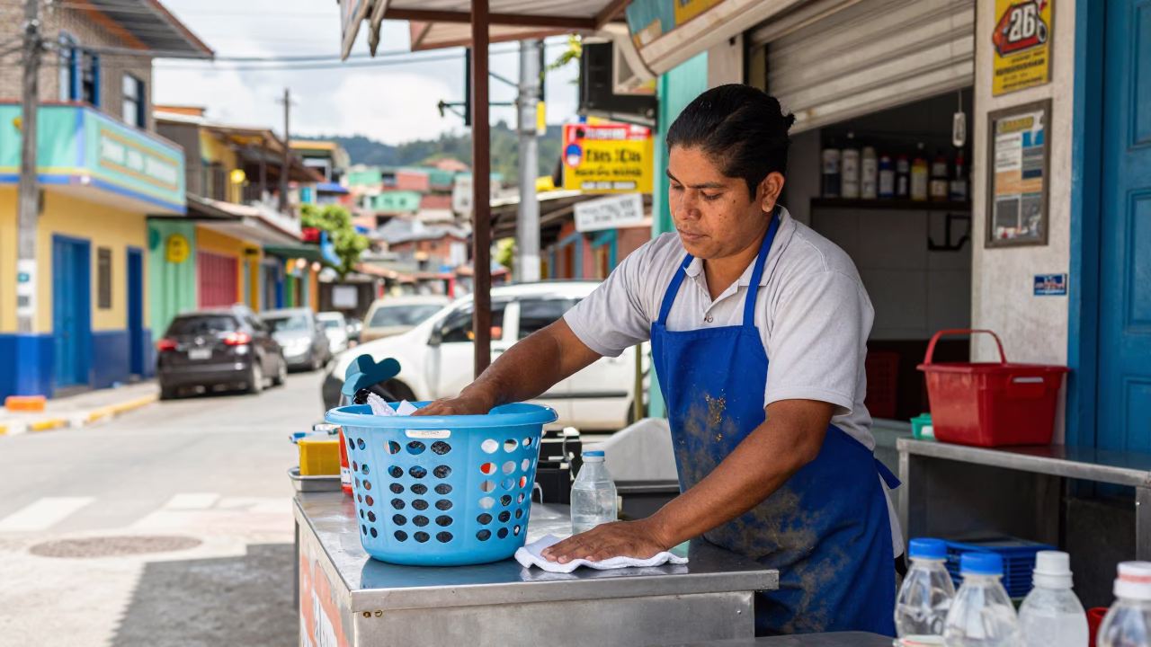 Wiping Counter in Medellin in in Medellin, Colombia