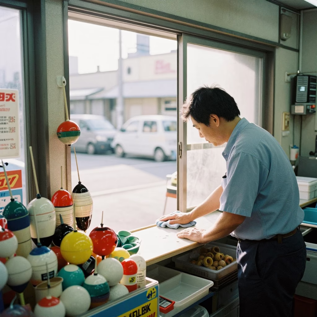 Wiping Counter in Osaka in in Osaka, Japan