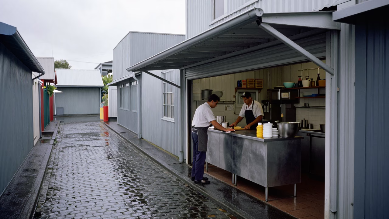 Wiping Counter in Wellington in in Wellington, New Zealand