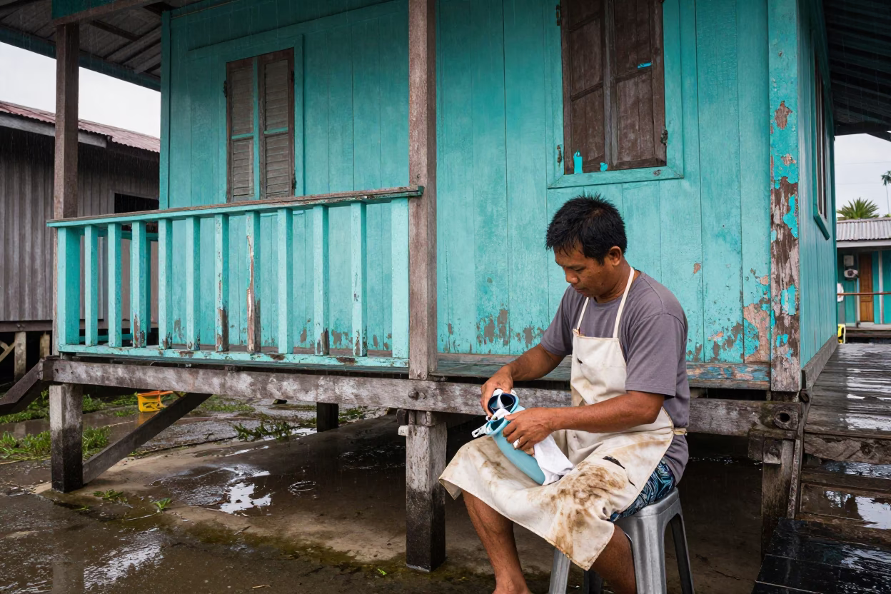 Wiping Jug in Phuket in in Phuket, Thailand