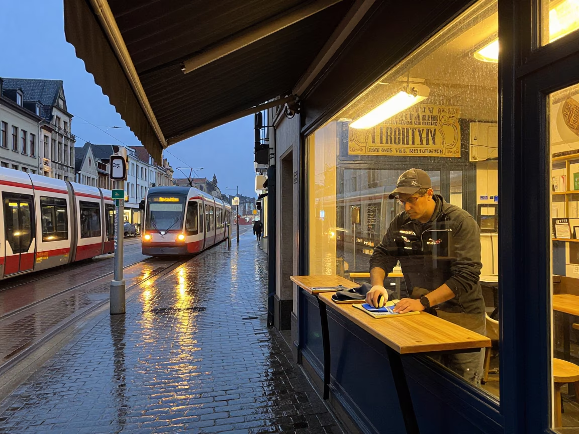Wiping Workbench in Brussels in in Brussels, Belgium