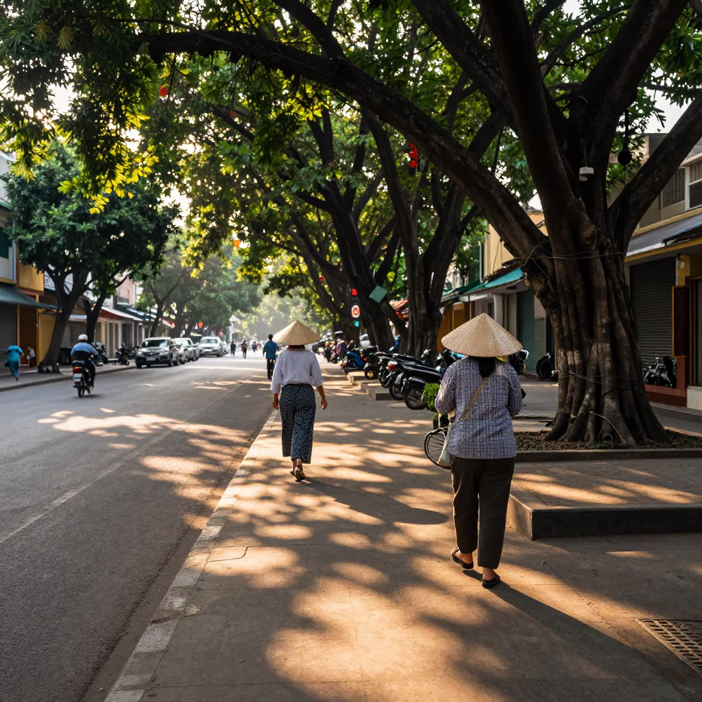 Woman in Ho Chi Minh City in in Ho Chi Minh City, Vietnam