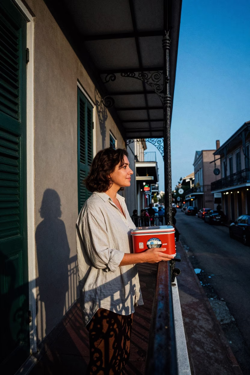Woman in New Orleans in in New Orleans, Louisiana, United States