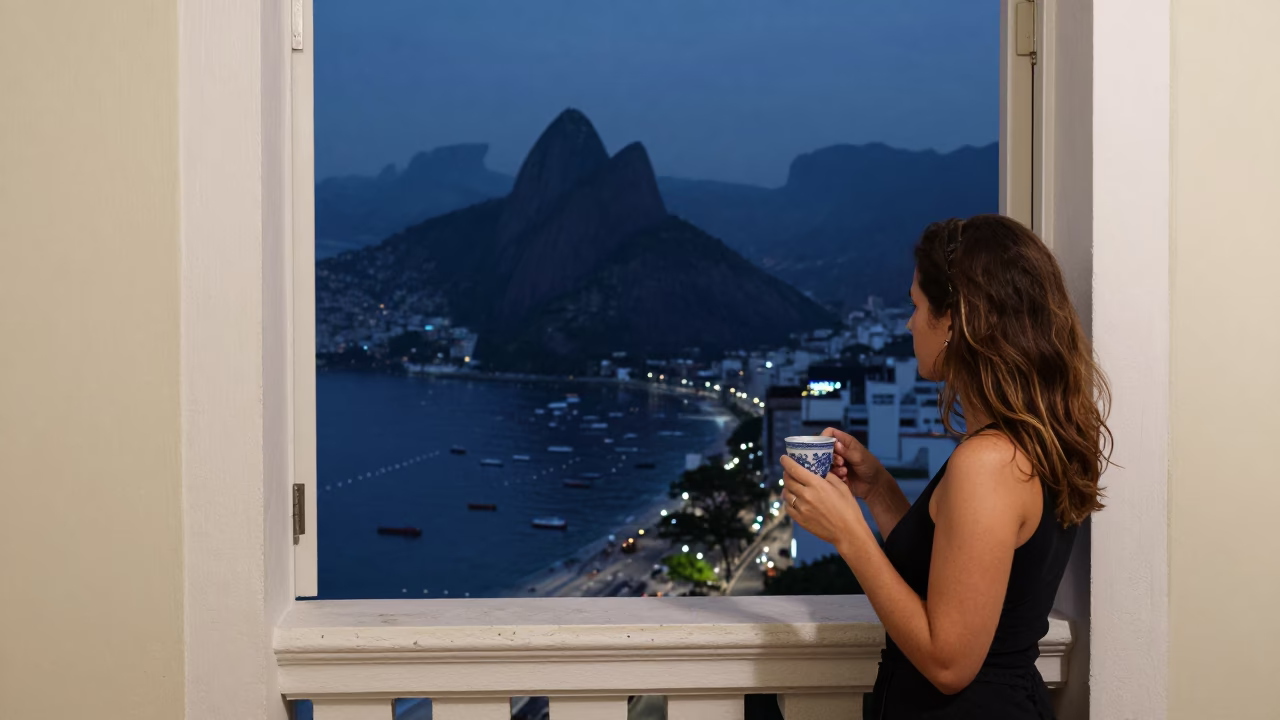 Woman in Rio De Janeiro in in Rio de Janeiro, Brazil