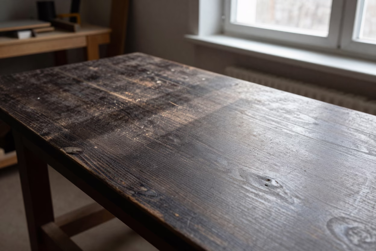 Wood Grain Darkened in Berlin in in Berlin, Germany