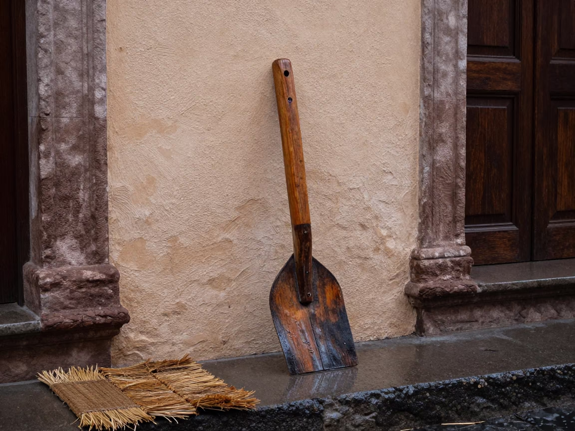 Wooden Boot Scraper in Guadalajara in in Guadalajara, Mexico