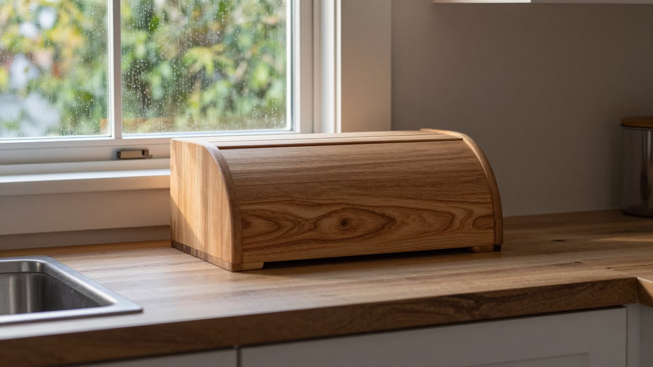 Wooden Breadbox in Vancouver in in Vancouver, Canada