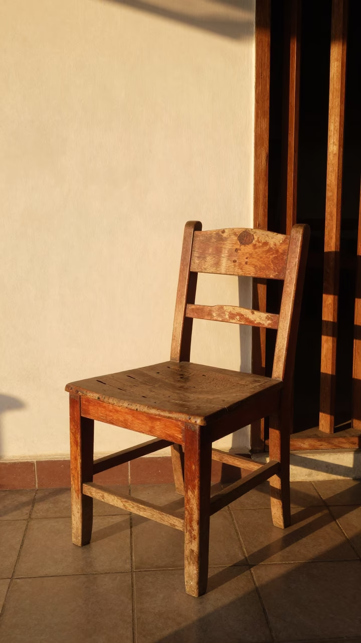 Wooden Chair in Denpasar in in Denpasar, Indonesia