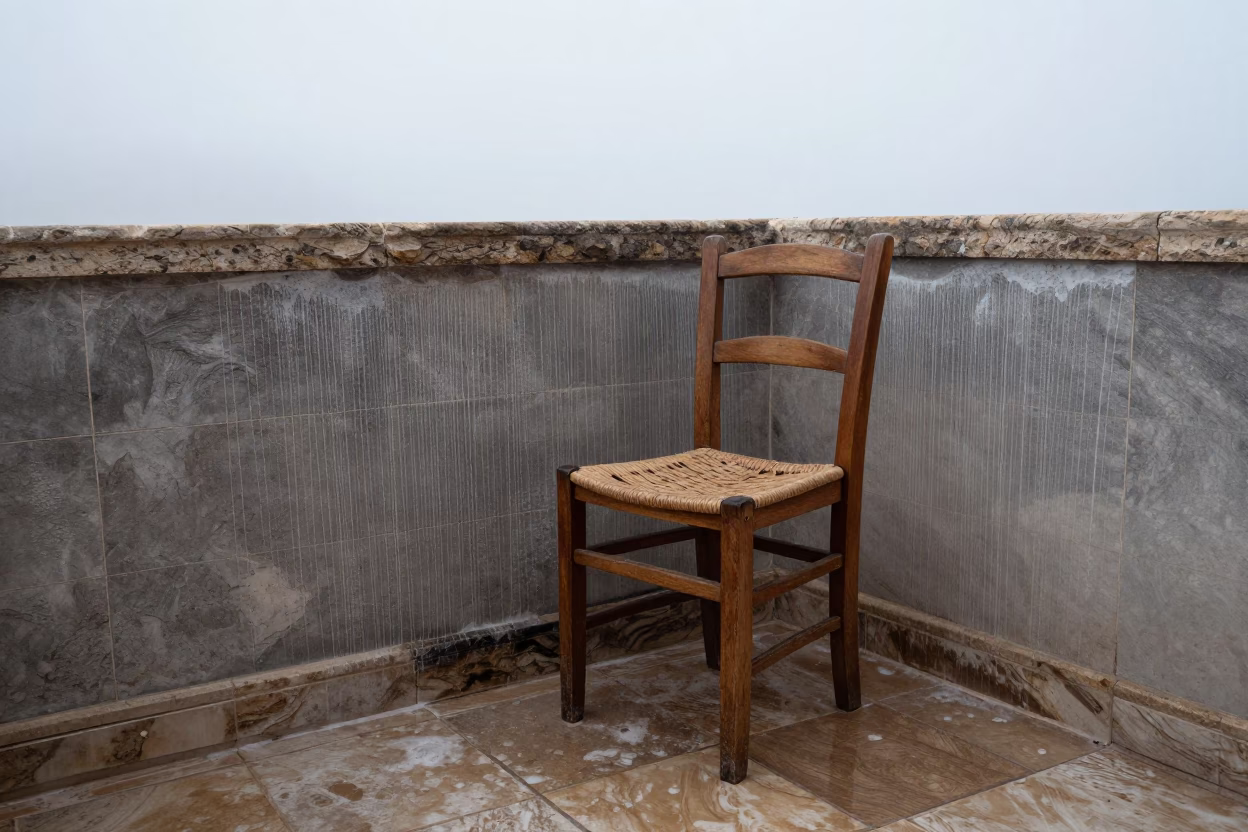 Wooden Chair in Palermo in in Palermo, Italy