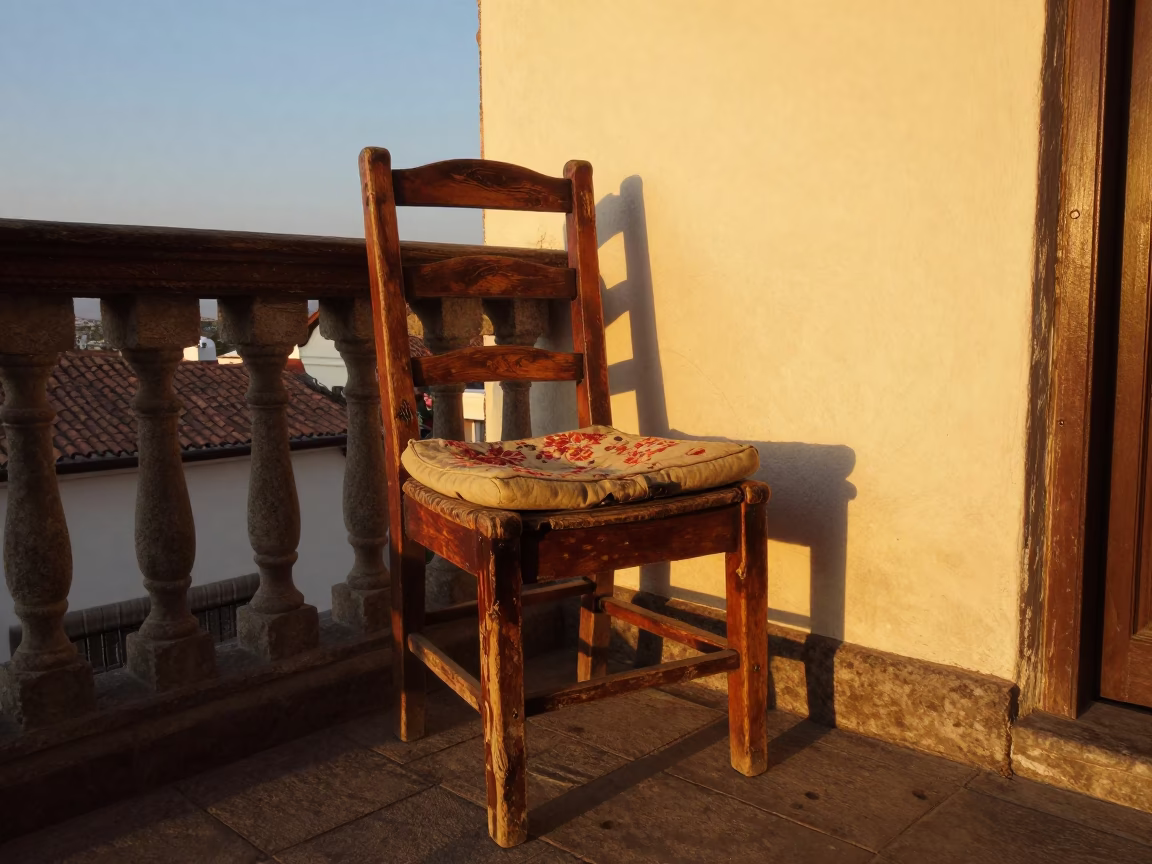Wooden Chair in Quito in in Quito, Ecuador