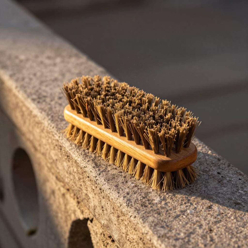 Wooden Coat Brush in Brussels in in Brussels, Belgium