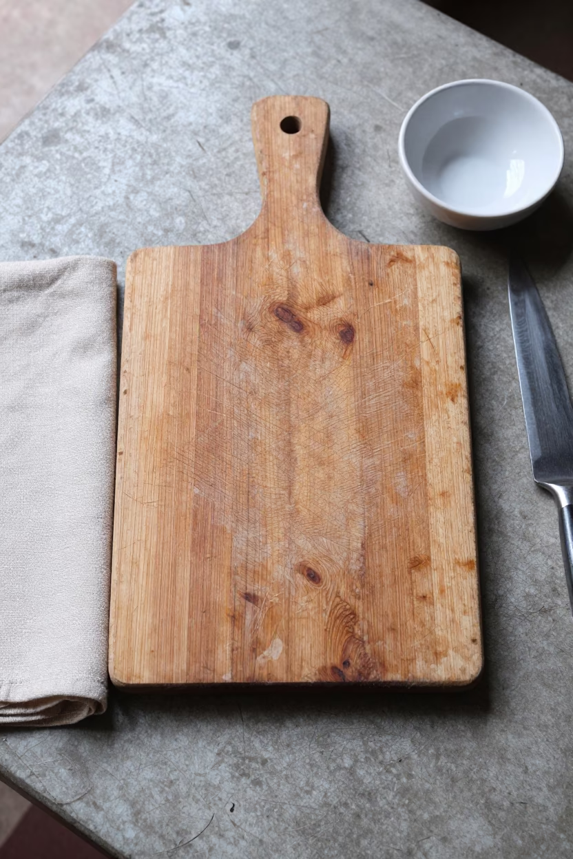 Wooden Cutting Board in Phnom Penh in in Phnom Penh, Cambodia
