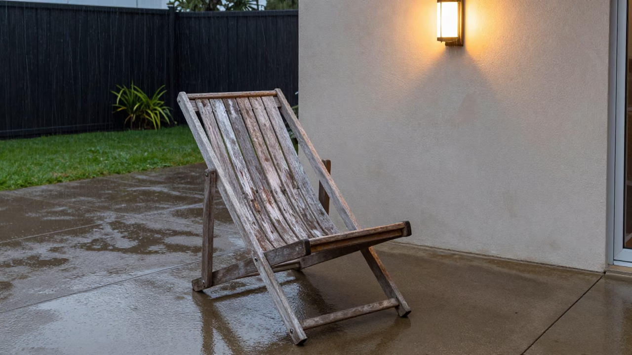 Wooden Deck Chair in Perth in in Perth, Australia