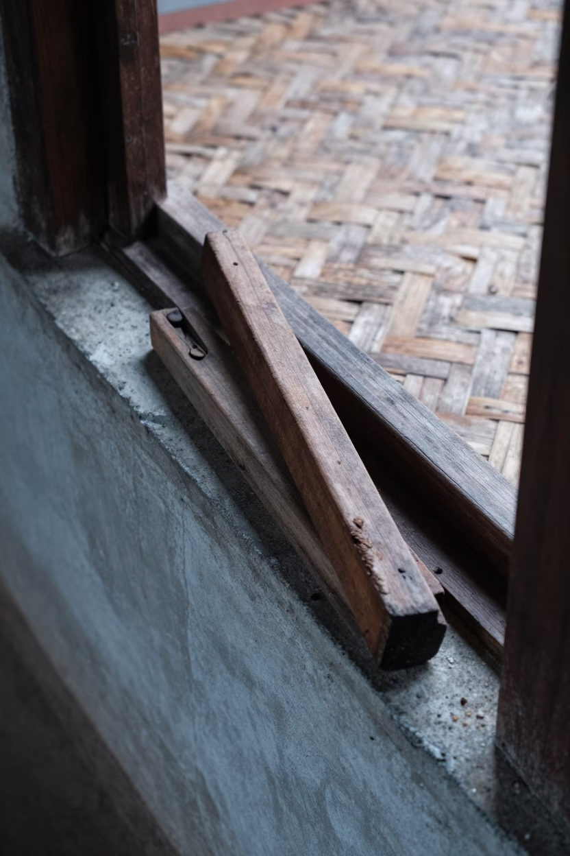 Wooden Dibbers in Yogyakarta in in Yogyakarta, Indonesia