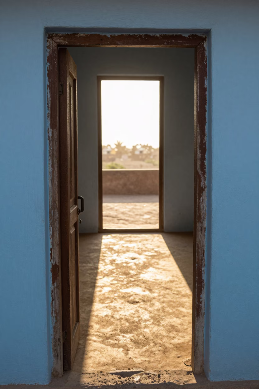 Wooden Doorframe in Dakar in in Dakar, Senegal