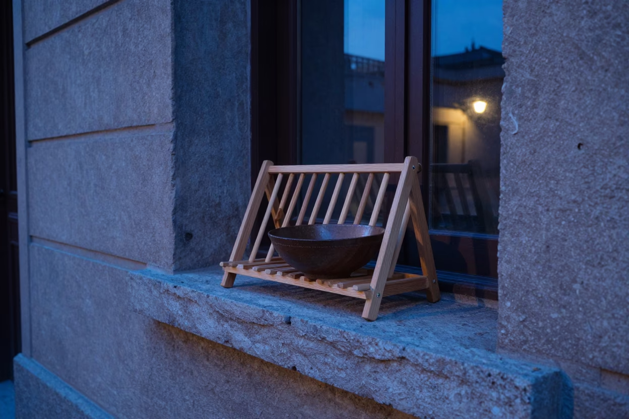 Wooden Drying Rack in Buenos Aires in in Buenos Aires, Argentina