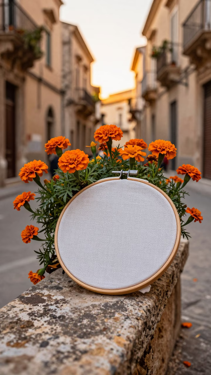Wooden Embroidery Hoop in Palermo in in Palermo, Italy
